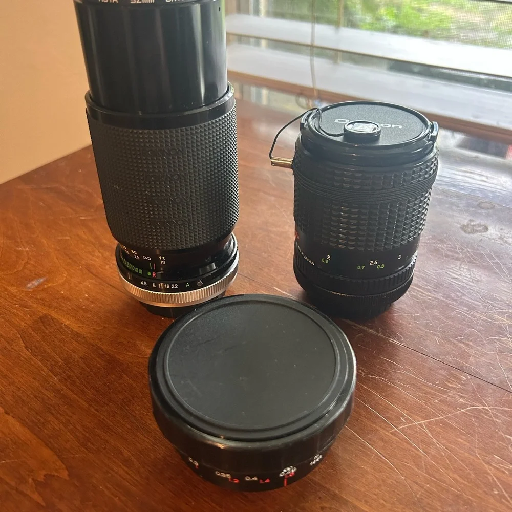 Canon Silver and Black Film Photography Camera